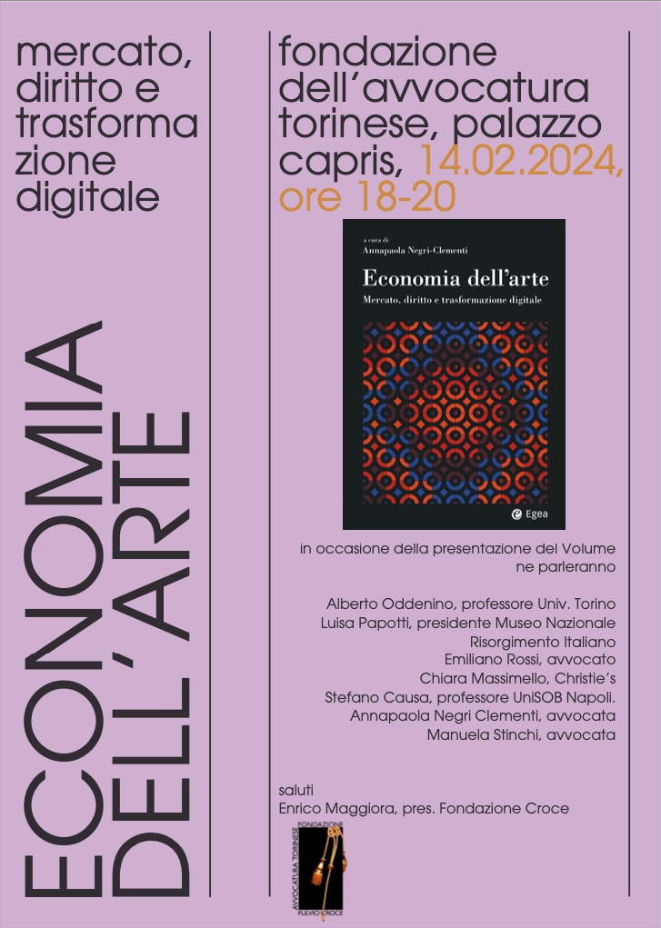 economia dell'arte evento 14-02 locandina